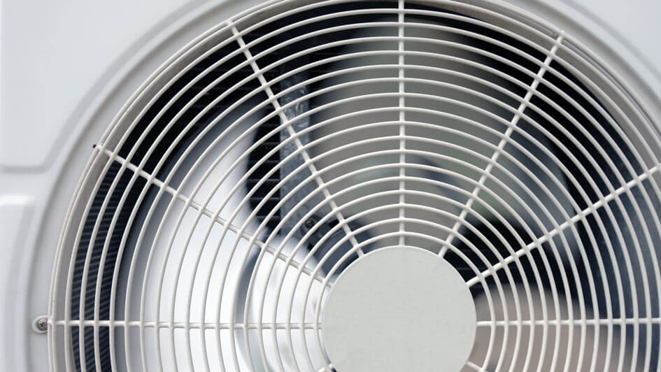 close up of a clean AC fan